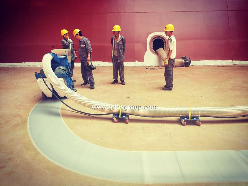 移動拋丸機(jī)鋼板除銹