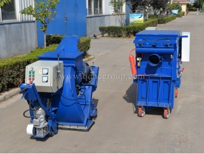 Bridge shot blasting machine
